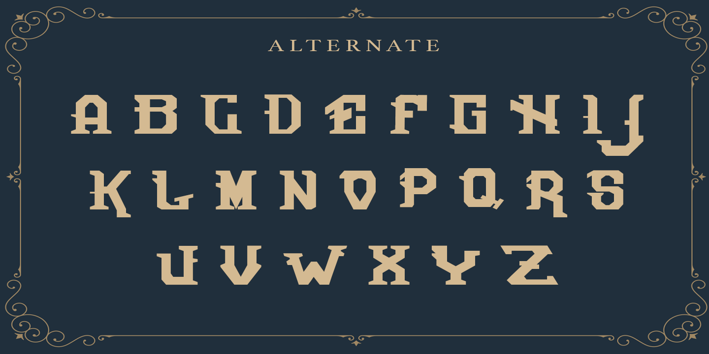 Пример шрифта Rasonic #3